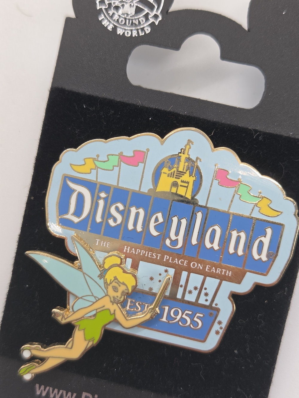 Tinker Bell Marquee Trading Pin 2004 Vintage Disneyland